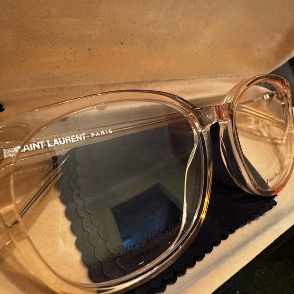 Saint Laurent Transparent Eyeglasses - Picture 4 of 16